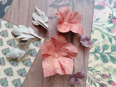 Как сделать бумажные цветы для скрапбукинга своими руками